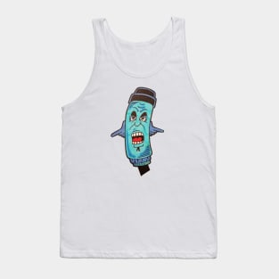 Graffiti Style Marker Pen Character Tank Top